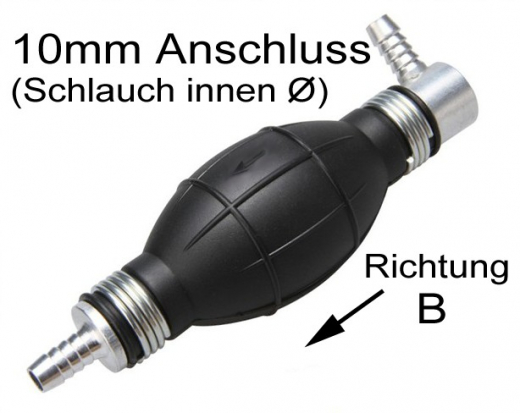 Pumpball, Benzinpumpe, 10mm Anschluss, 1x quer, Typ B