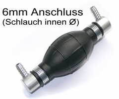 Pumpball, Benzinpumpe, 6mm Anschluss, 2x quer, Typ C