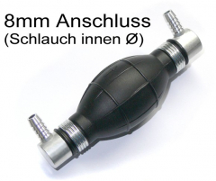 Pumpball, Benzinpumpe, 8mm Anschluss, 2x quer, Typ C